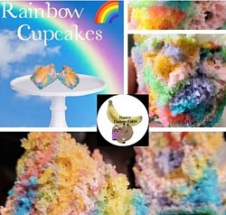 Our signature Rainbow Cupcakes/Cake