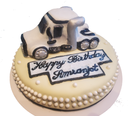 Custom truck cake