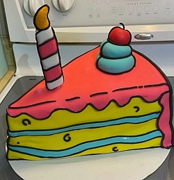 Trending cartoon custom cake