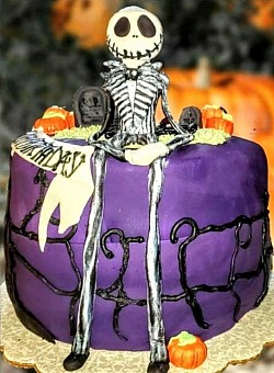 Nightmare before Christmas custom cake