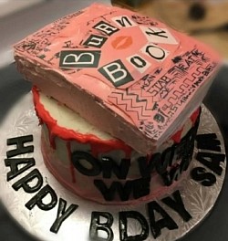 Custom Burn Book Mean Girls Cake