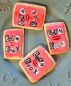 Mean Girls Burn Book Sugar Cookies