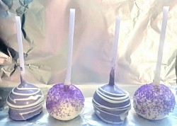 Purple Themed Cake Pops