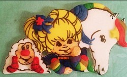 Rainbow Brite Sugarcraft ( fondant ) Cake Topper