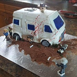 Walking Dead Custom Cake